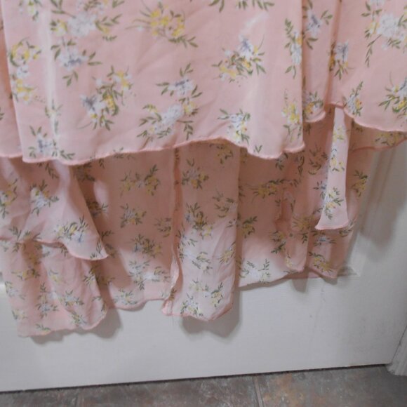 NEW Nasty Gal Collection hi-Low design layered sheer cocktail Dress size 4 👩✨ - Picture 5 of 15